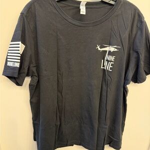 Nine Line Apparel Black Graphic Tee (fits like large size)